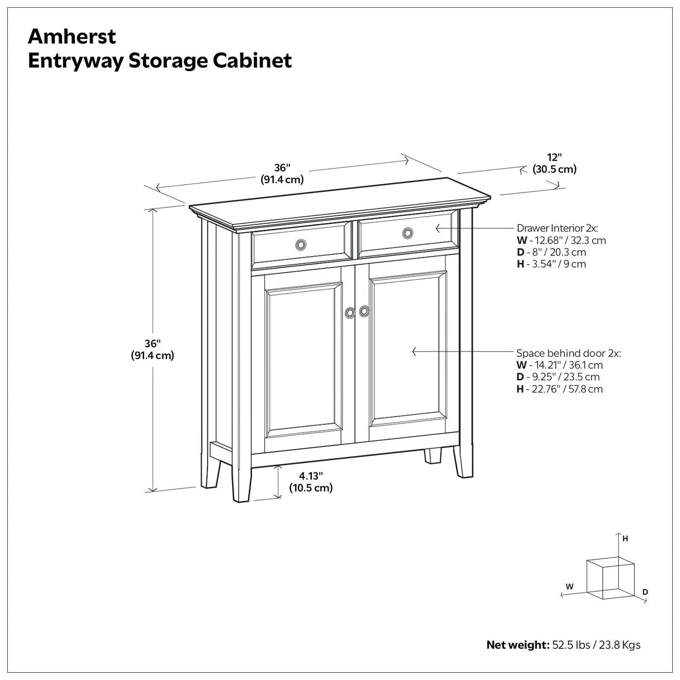 Amherst - Storage Cabinet by HouseOfZazla