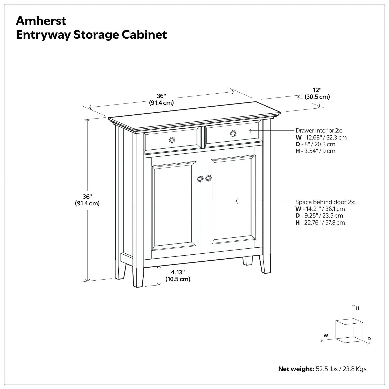 Amherst - Storage Cabinet by Unique Piece Furniture