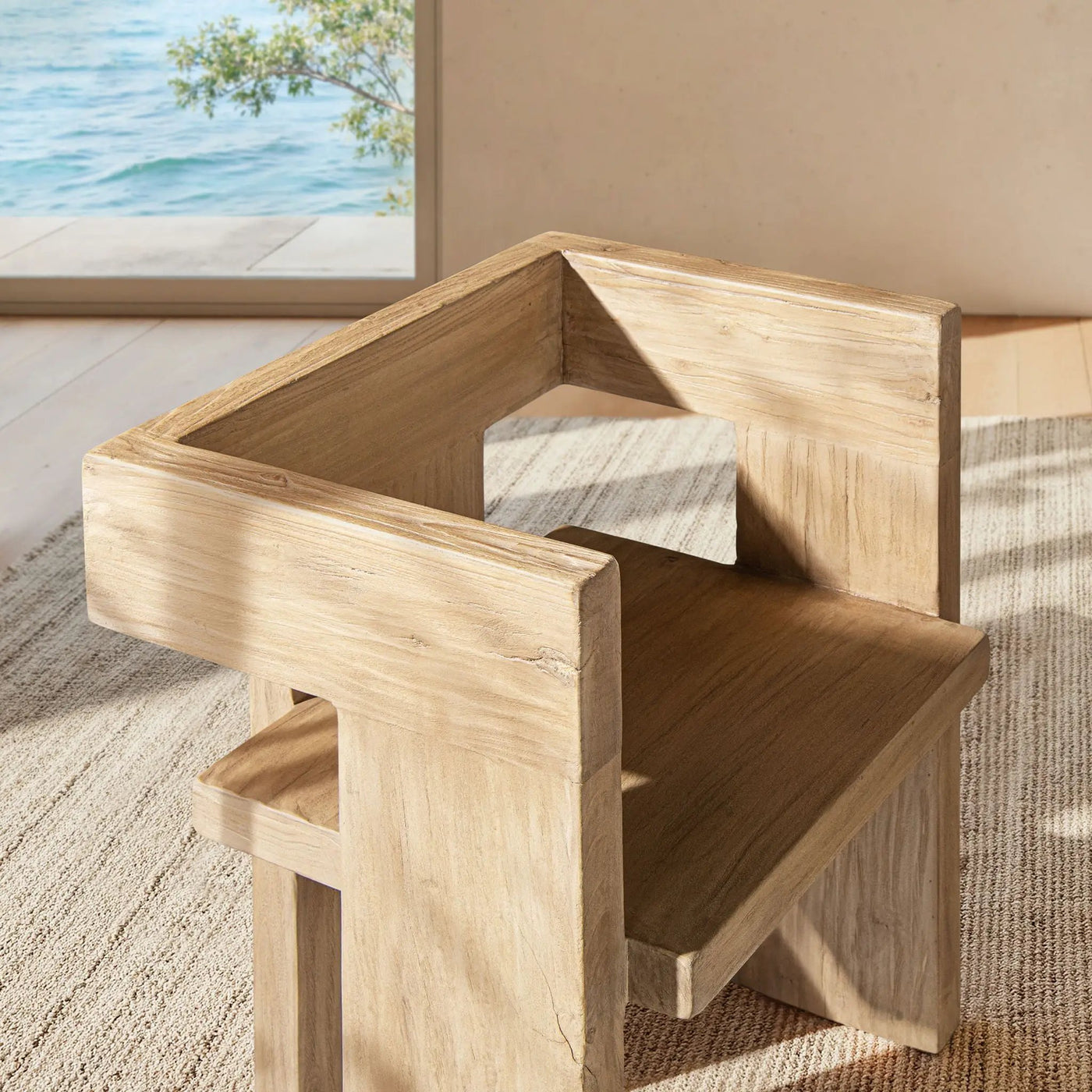 Avenel - Sculptural Block Accent Chair by HouseOfZazla