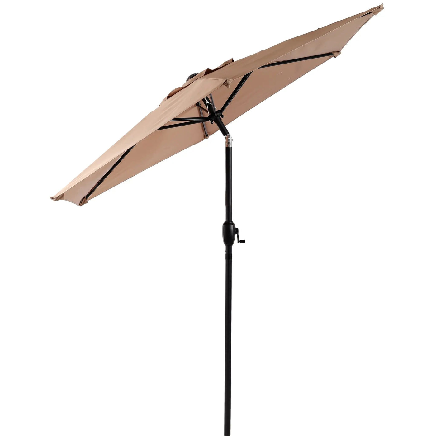 7.5 Ft Patio Umbrella with Push Button Tilt and Crank Mechanism by HouseOfZazla