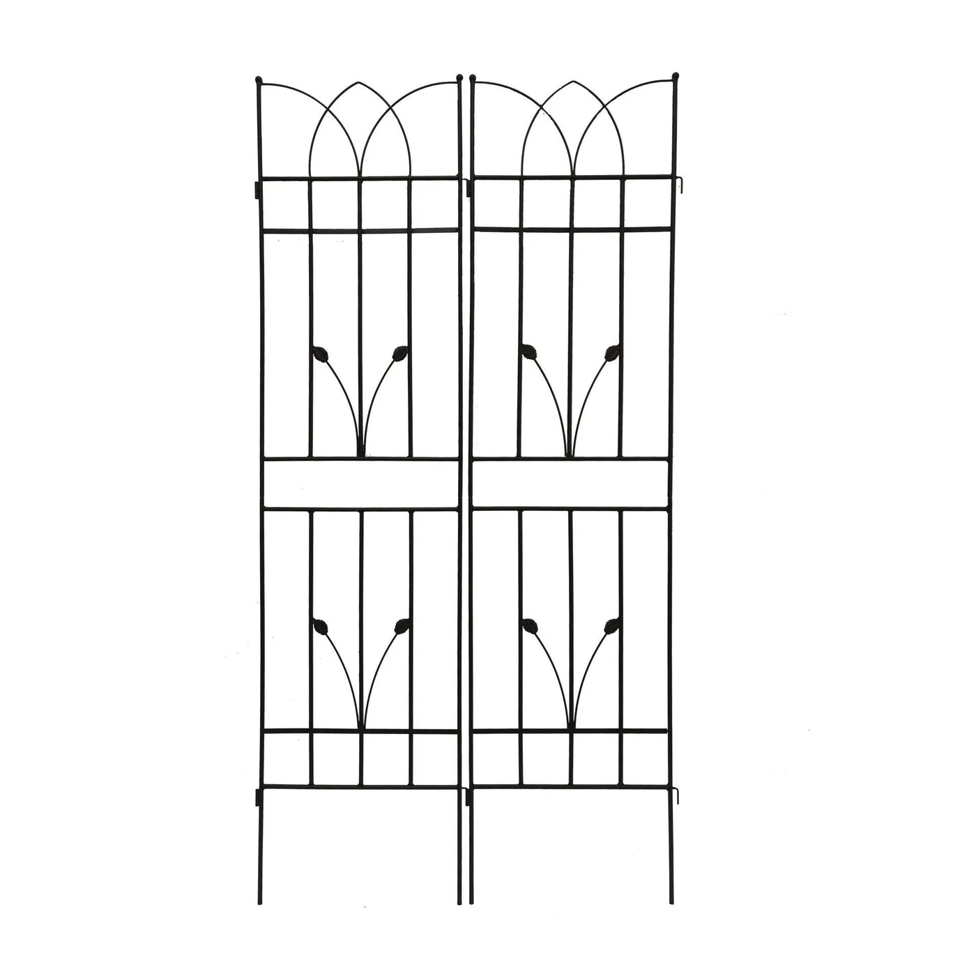 Metal Garden Trellis Rustproof For Climbing Plants Outdoor Flower Support by Unique Piece Furniture