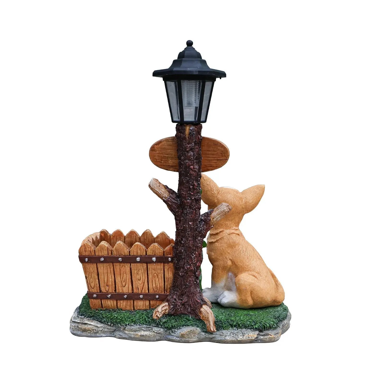 Sitting Chihuahua Dog Planter Statue by HouseOfZazla