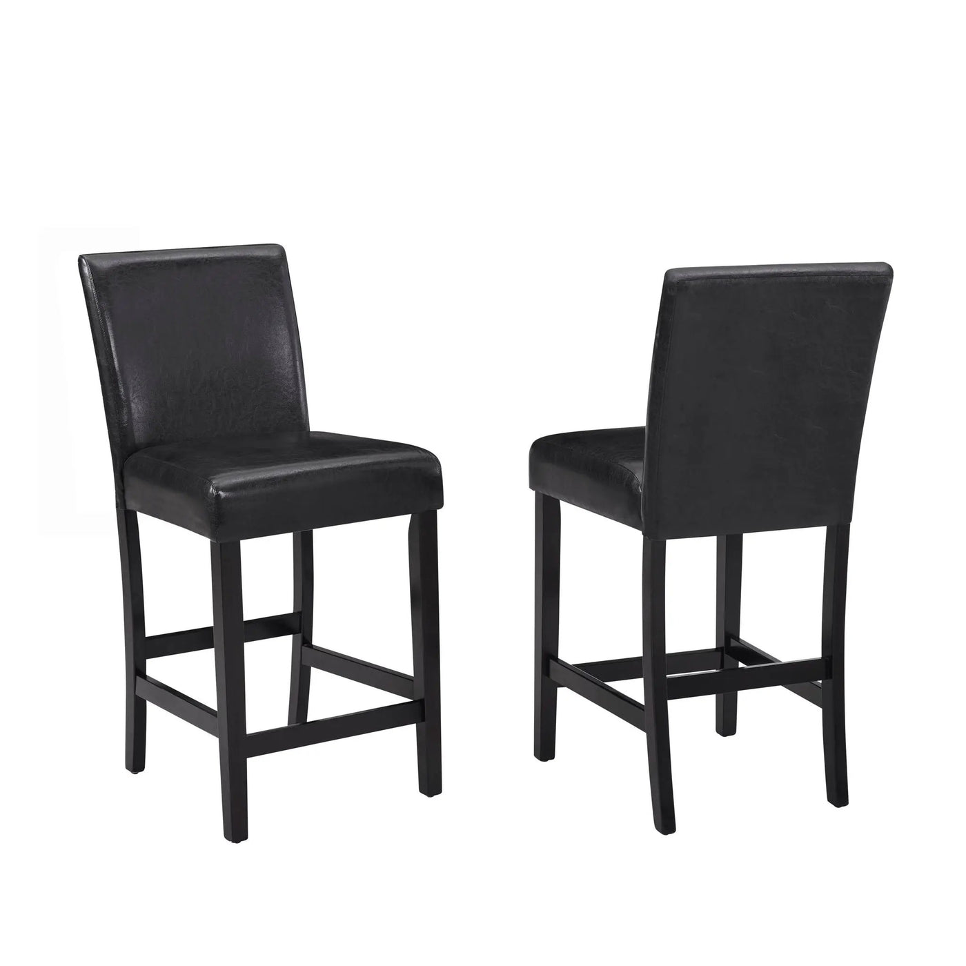 Modern 5 Piece Counter Height Dining Set With Tufted Nail Head Chairs by HouseOfZazla