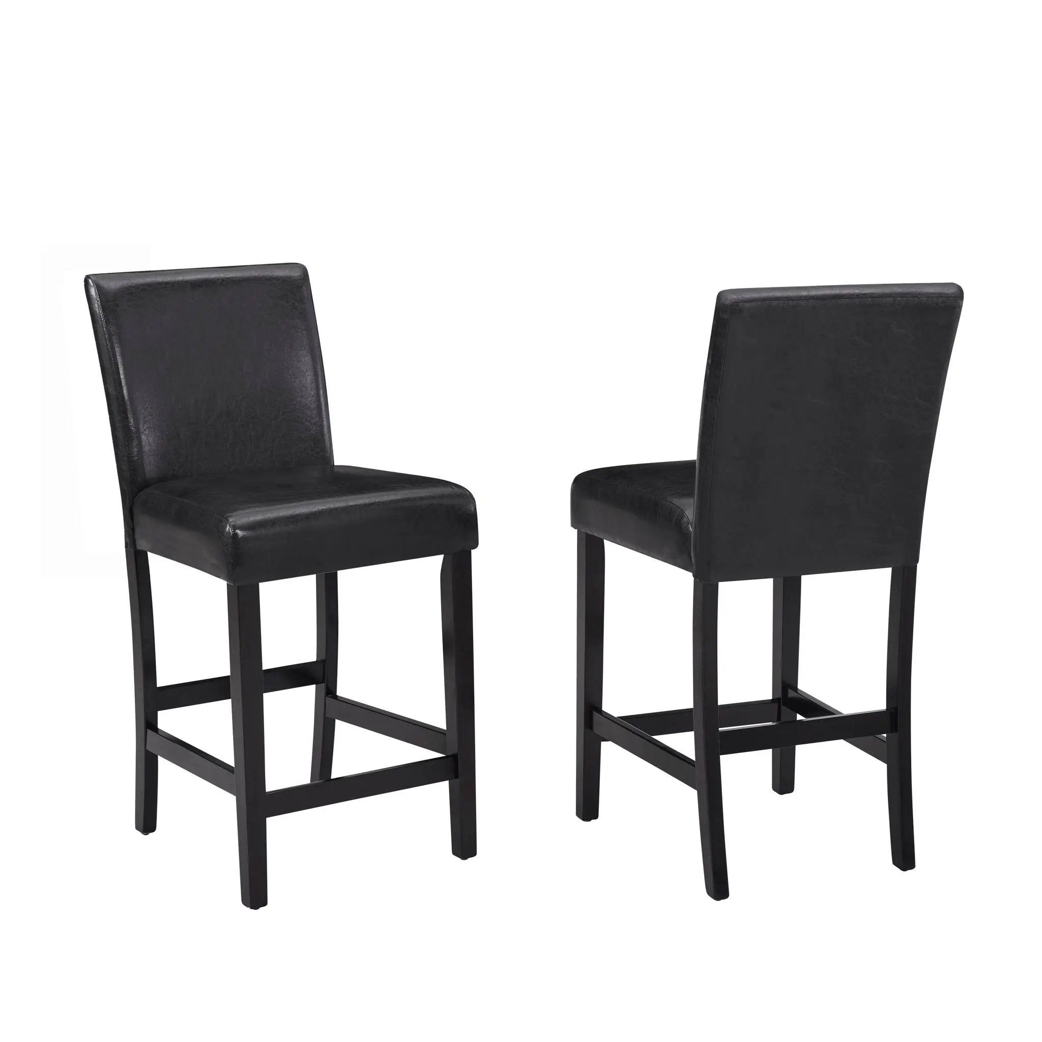 Modern 5 Piece Counter Height Dining Set With Tufted Nail Head Chairs by HouseOfZazla