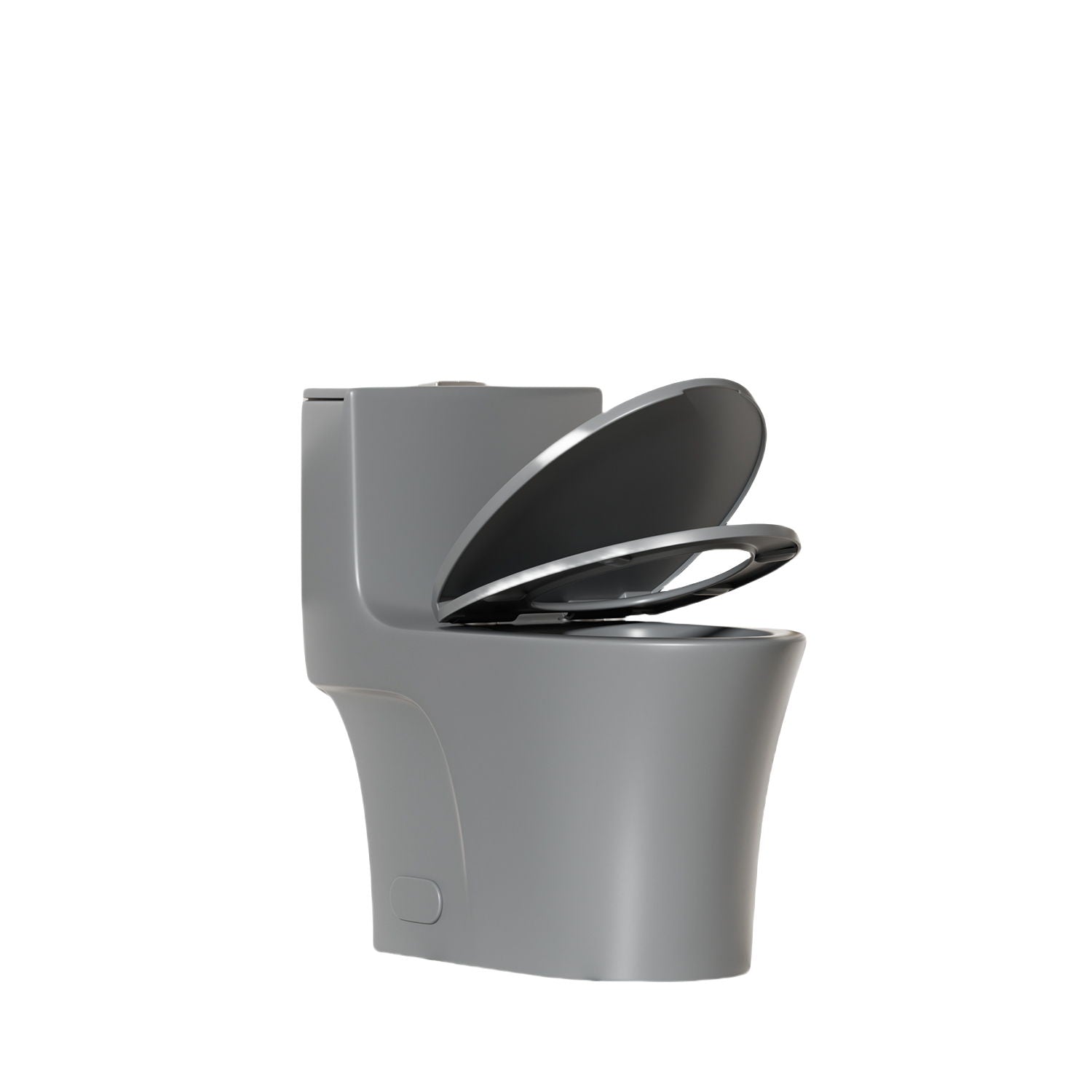 1 Piece Toilet With Dual Flush And Soft Closing Seat by HouseOfZazla