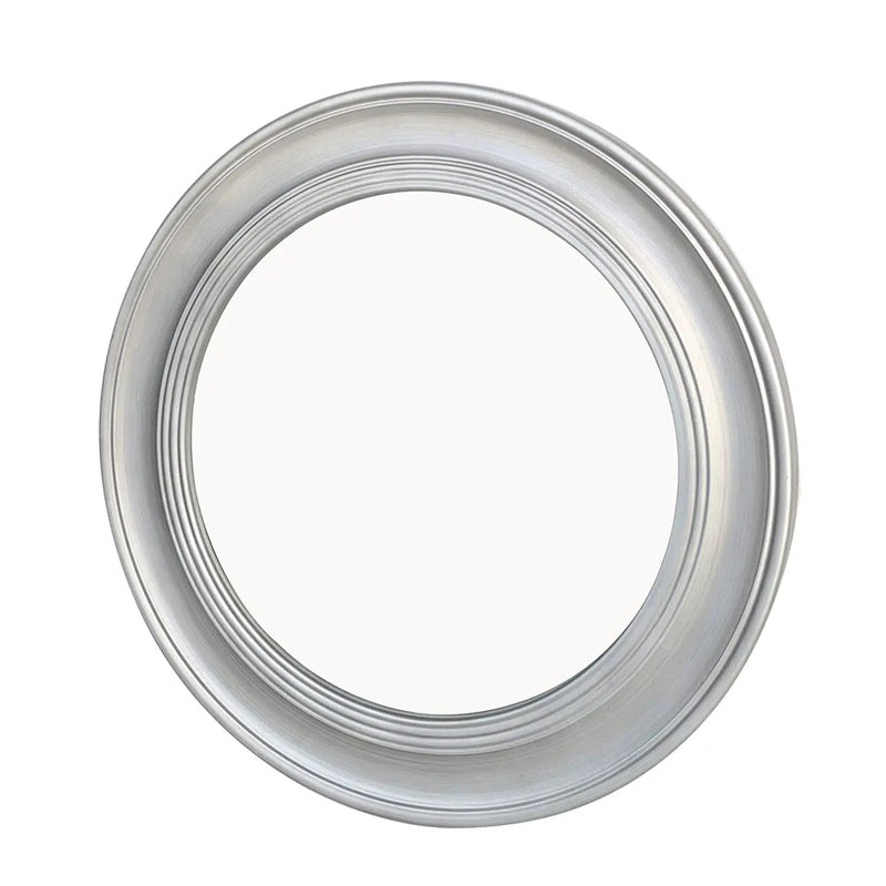 Vintage Round Wall Mirror, Brushed by HouseOfZazla