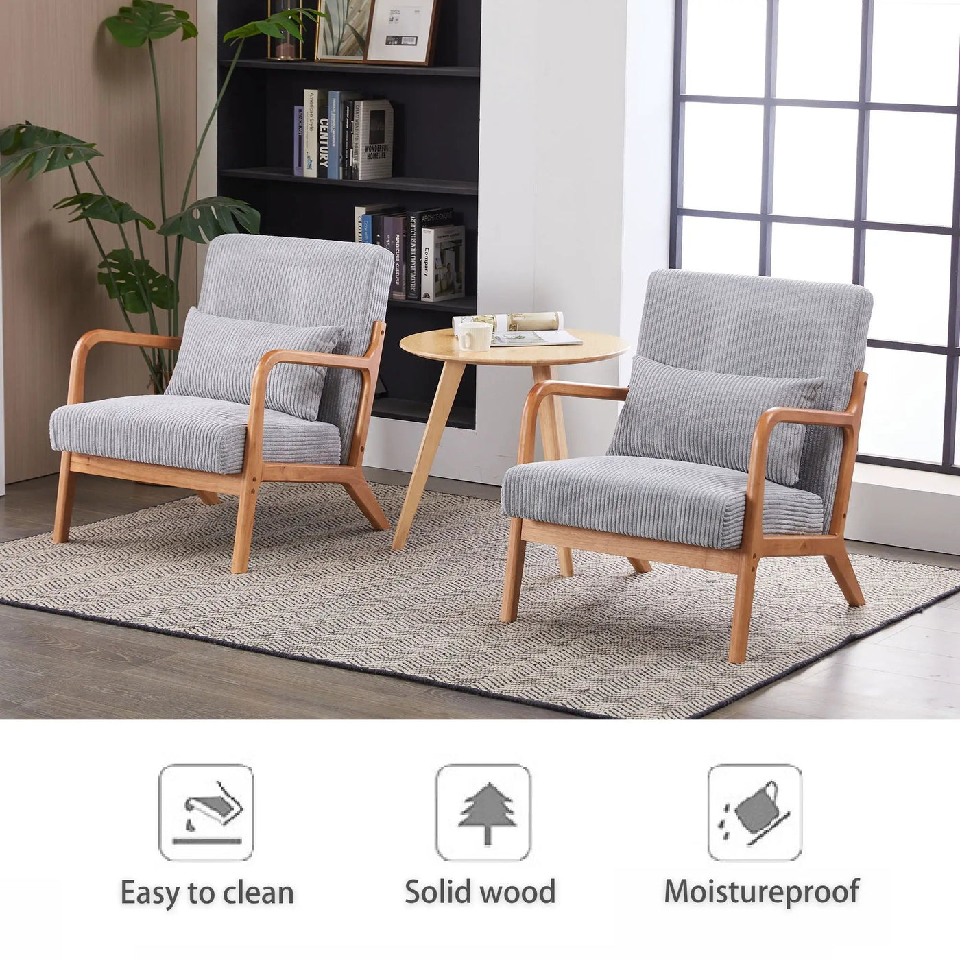 Accent Arm Chair With Pillow Upholstered by Unique Piece Furniture