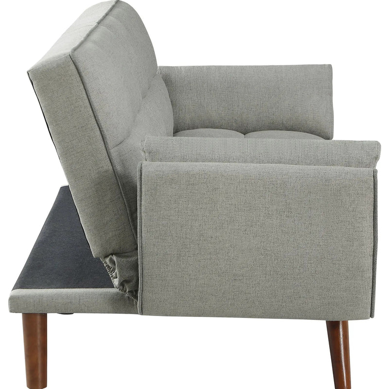 Caufield - Tufted Convertible Sofa Bed Upholstered - Gray