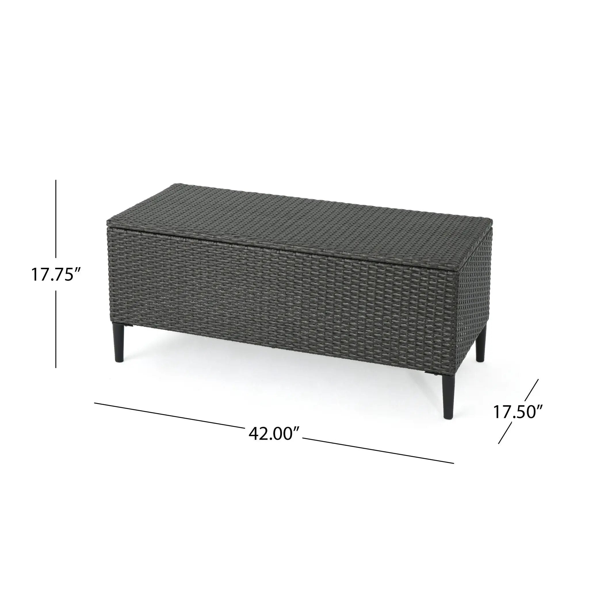 Rupert Storage Unit Resin Wicker Outdoor by HouseOfZazla