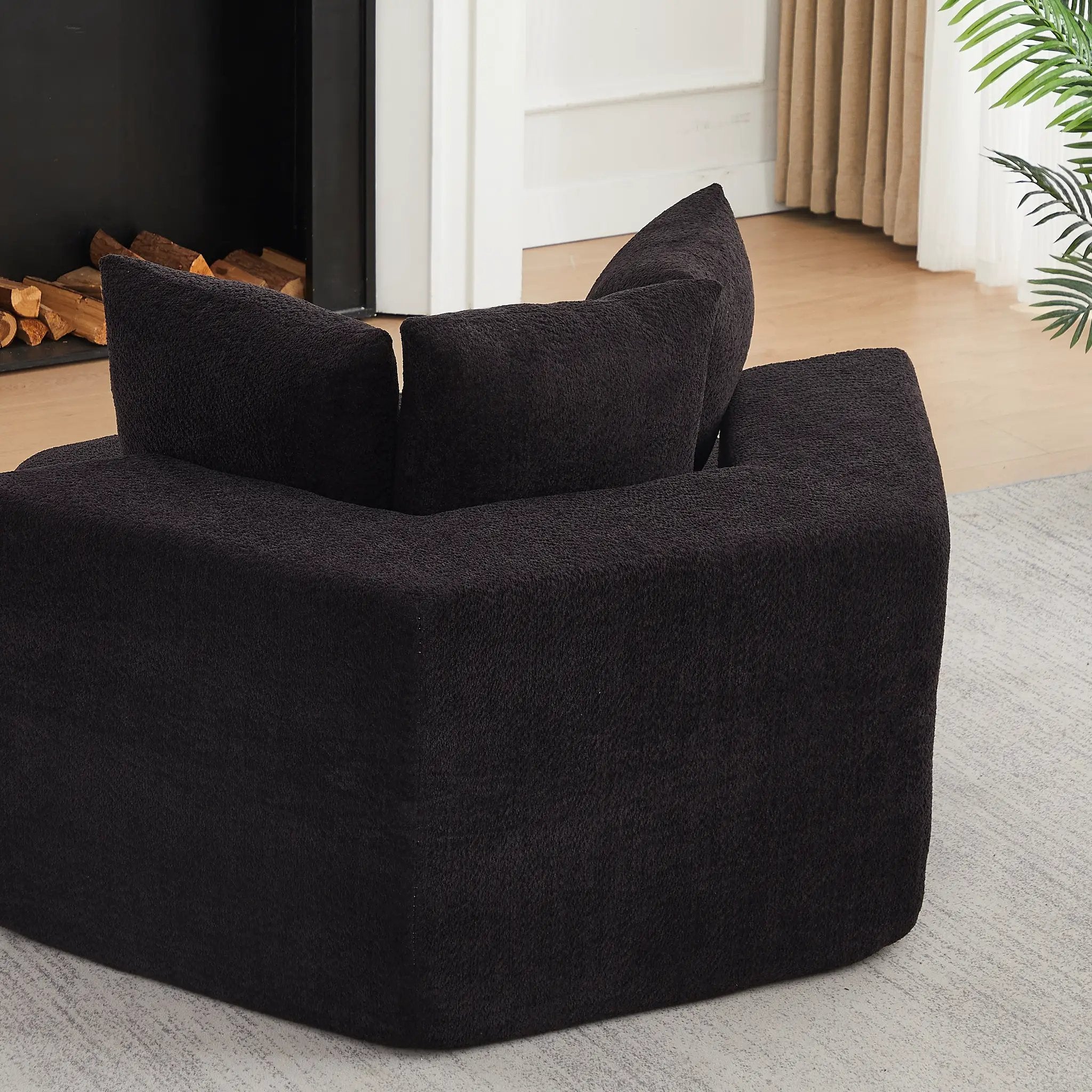 54-Inch Modern-Style Hexagonal Lounge Chair by HouseOfZazla