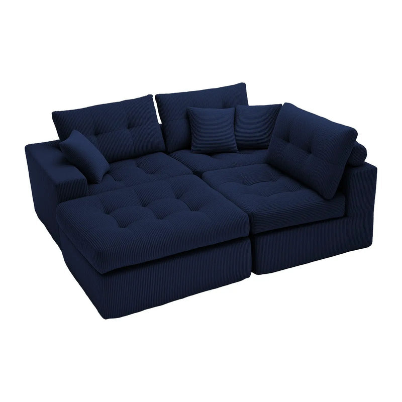 Corner Chaise L-Shaped Sectional Sofa Bed by Unique Piece Furniture