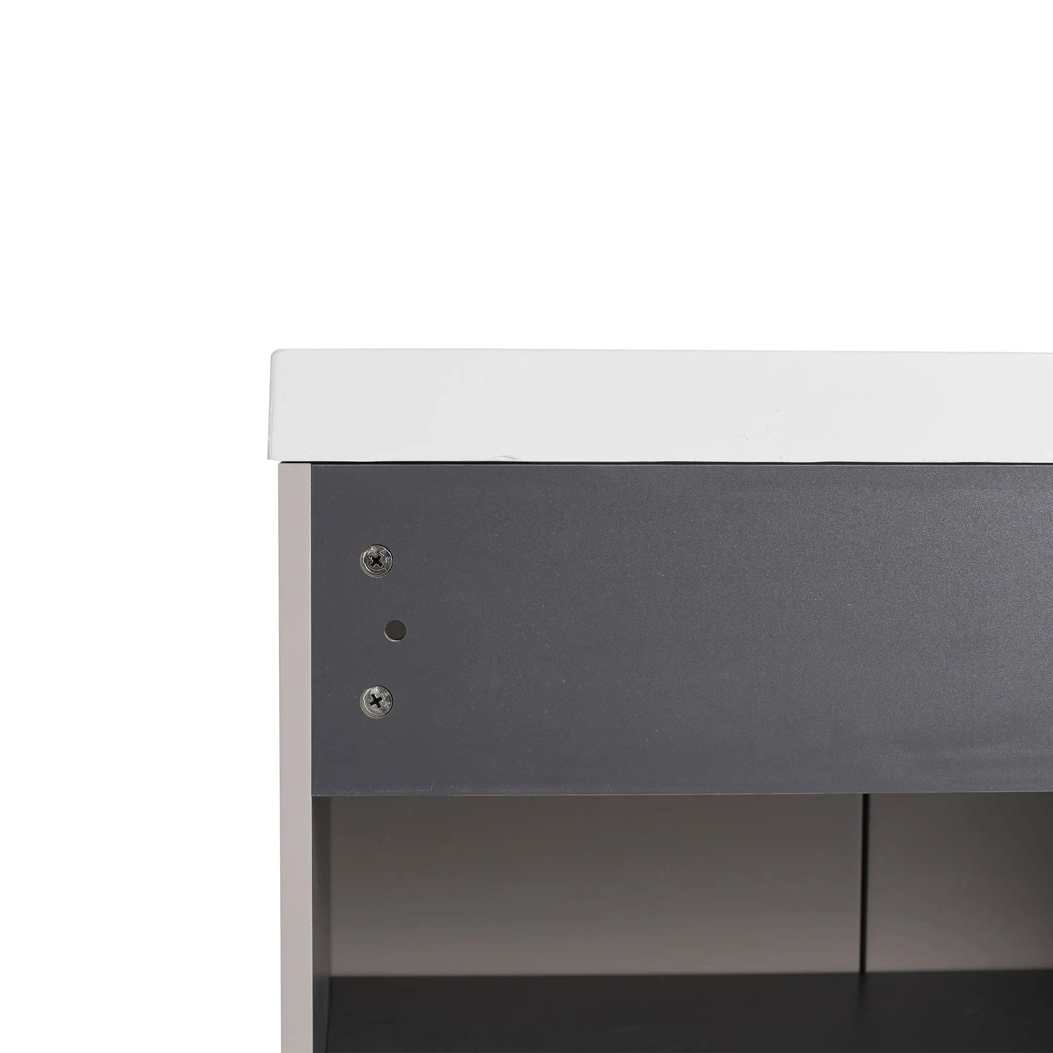 Modern Freestanding Bathroom Vanity With Soft Close Cabinet Doors by HouseOfZazla