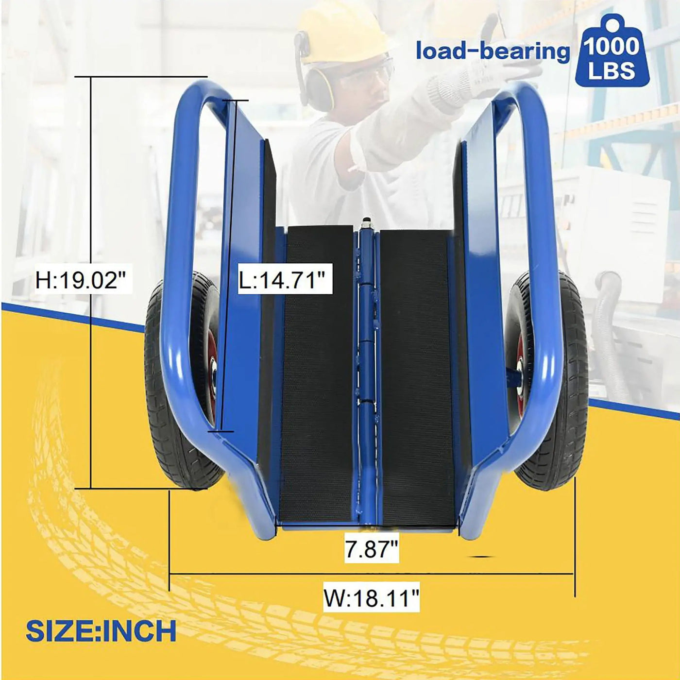 Heavy Duty Panel Dolly With 2 Handles by HouseOfZazla
