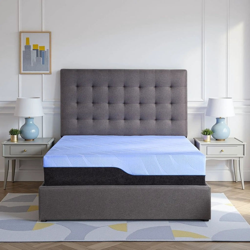 Refresh - 12" Hybrid Cooling Fast Responding Latex Foam And Coil Mattress by HouseOfZazla