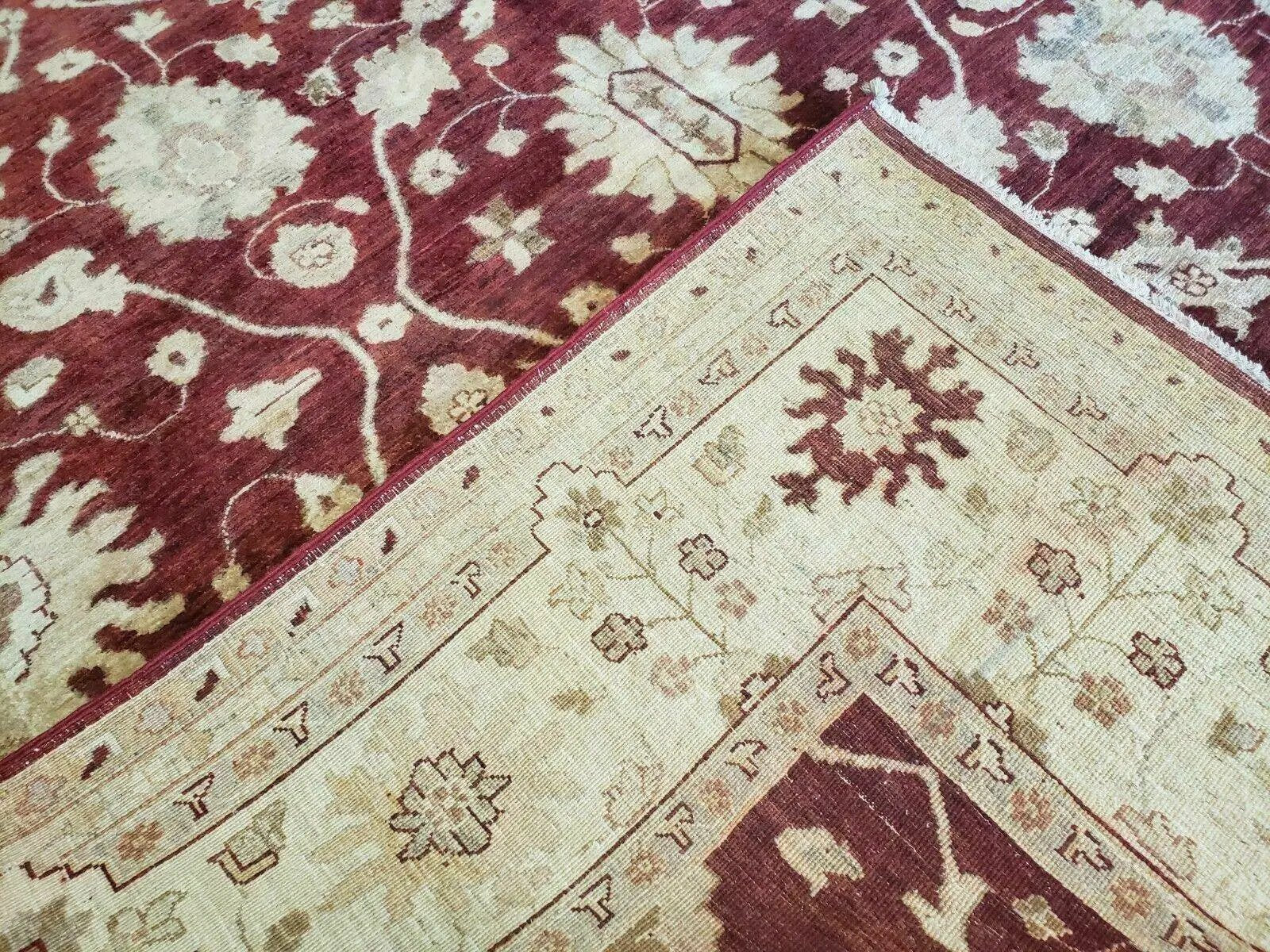 8' X 10' Handmade Peshawar Floral Oriental Wool Rug Hand Knotted Carpet Nice by Jewel Rugs