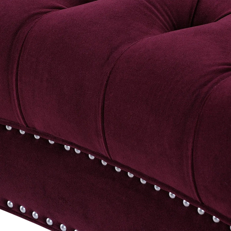 La Rosa - Victorian Chesterfield Loveseat by Unique Piece Furniture