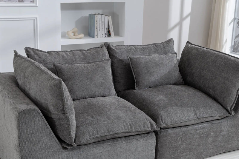 74.8" Width Cloud Couch Oversized Modular Sectional Sofa, photo 8 of 10