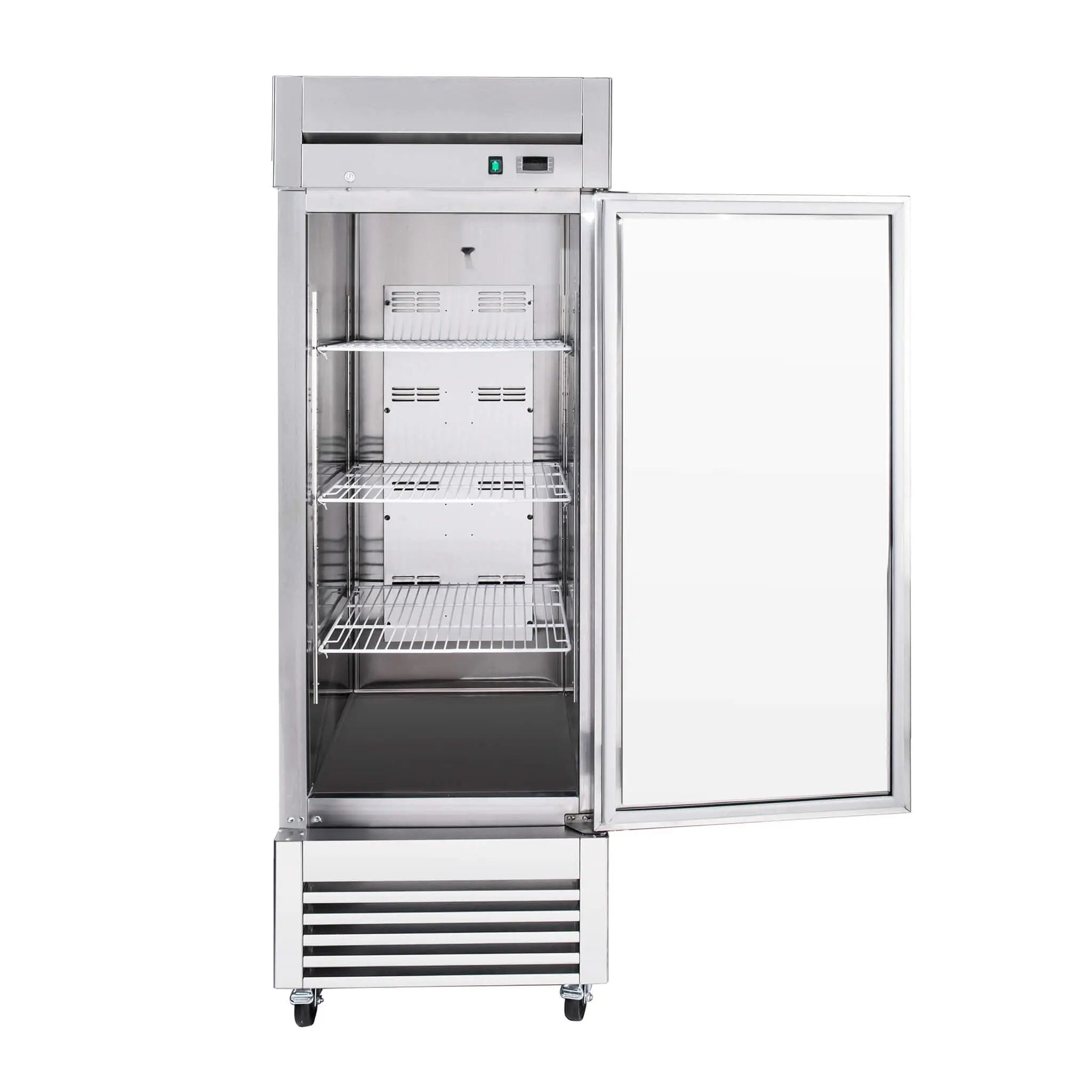 27-Inch 20.5 Cu.Ft Commercial Solid Door Stainless Steel Reach-In Freezer (SAK29705) by SAKSBY WHOLESALE