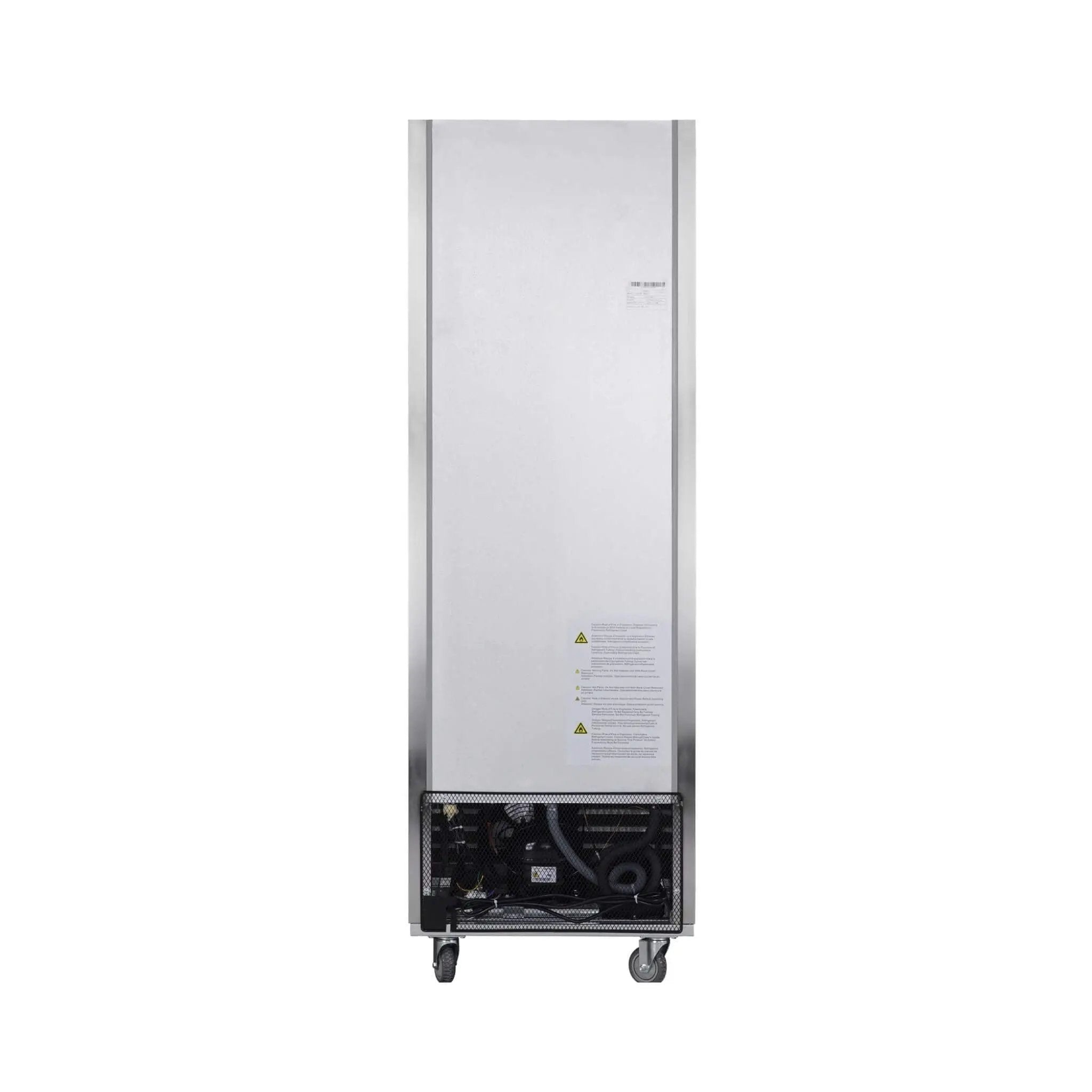 Heavy-Duty 27-Inch 8.7 Cu.Ft Commercial Upright Stainless Steel Reach-In Freezer (SAK43815) by SAKSBY WHOLESALE