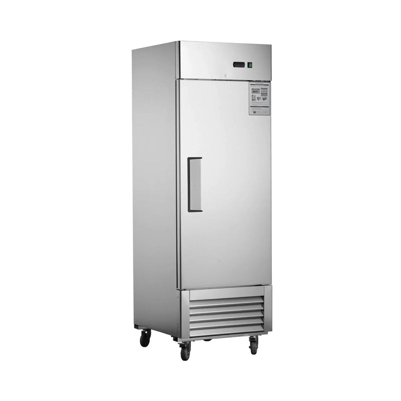Heavy-Duty 27-Inch 8.7 Cu.Ft Commercial Upright Stainless Steel Reach-In Freezer (SAK43815) by SAKSBY WHOLESALE
