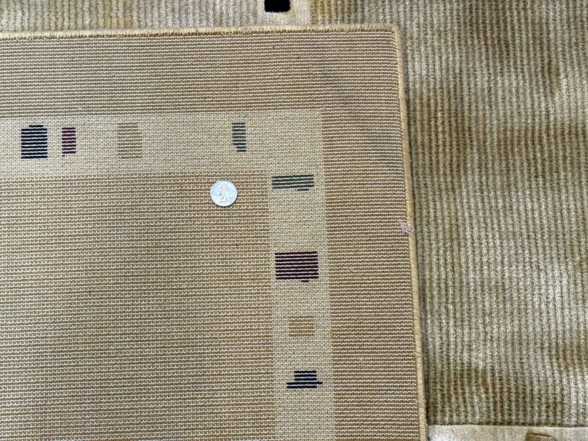 Large Wool Rug 10x13, Panel Design, Modern Contemporary Carpet by Jewel Rugs