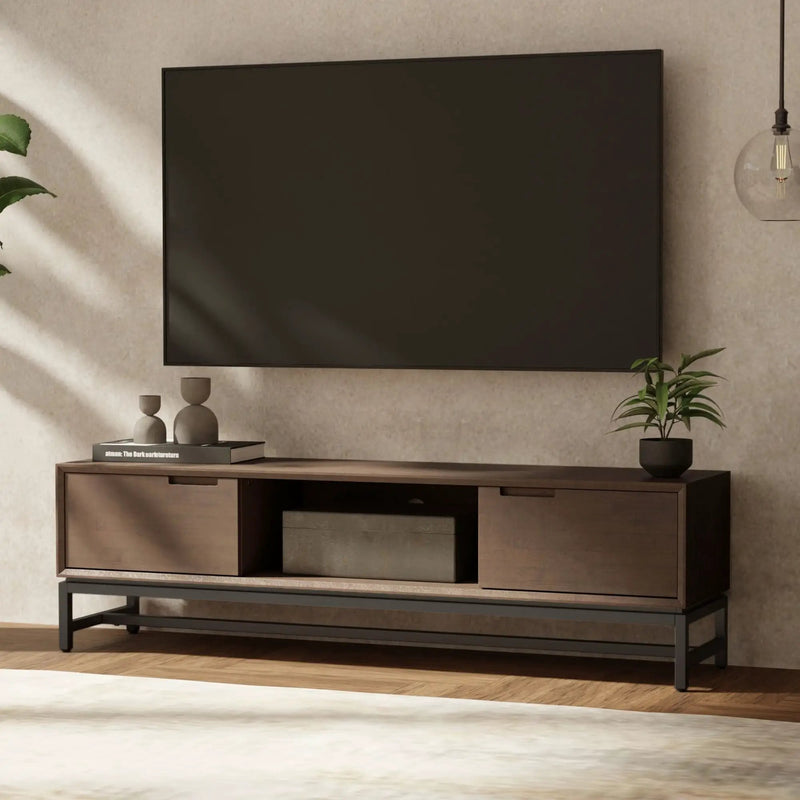Banting - Low TV Stand - Walnut Brown by Unique Piece Furniture