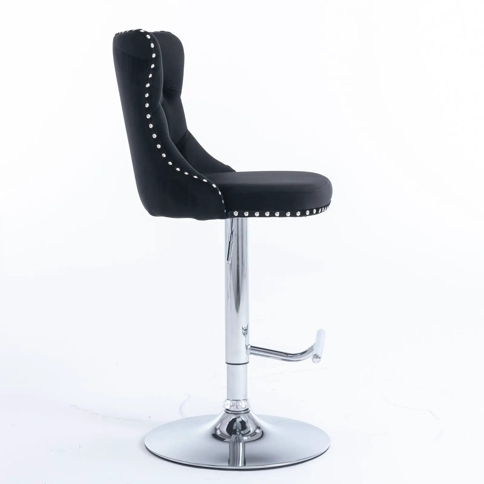 Swivel Adjustable Height Barstools Set of 2 by HouseOfZazla