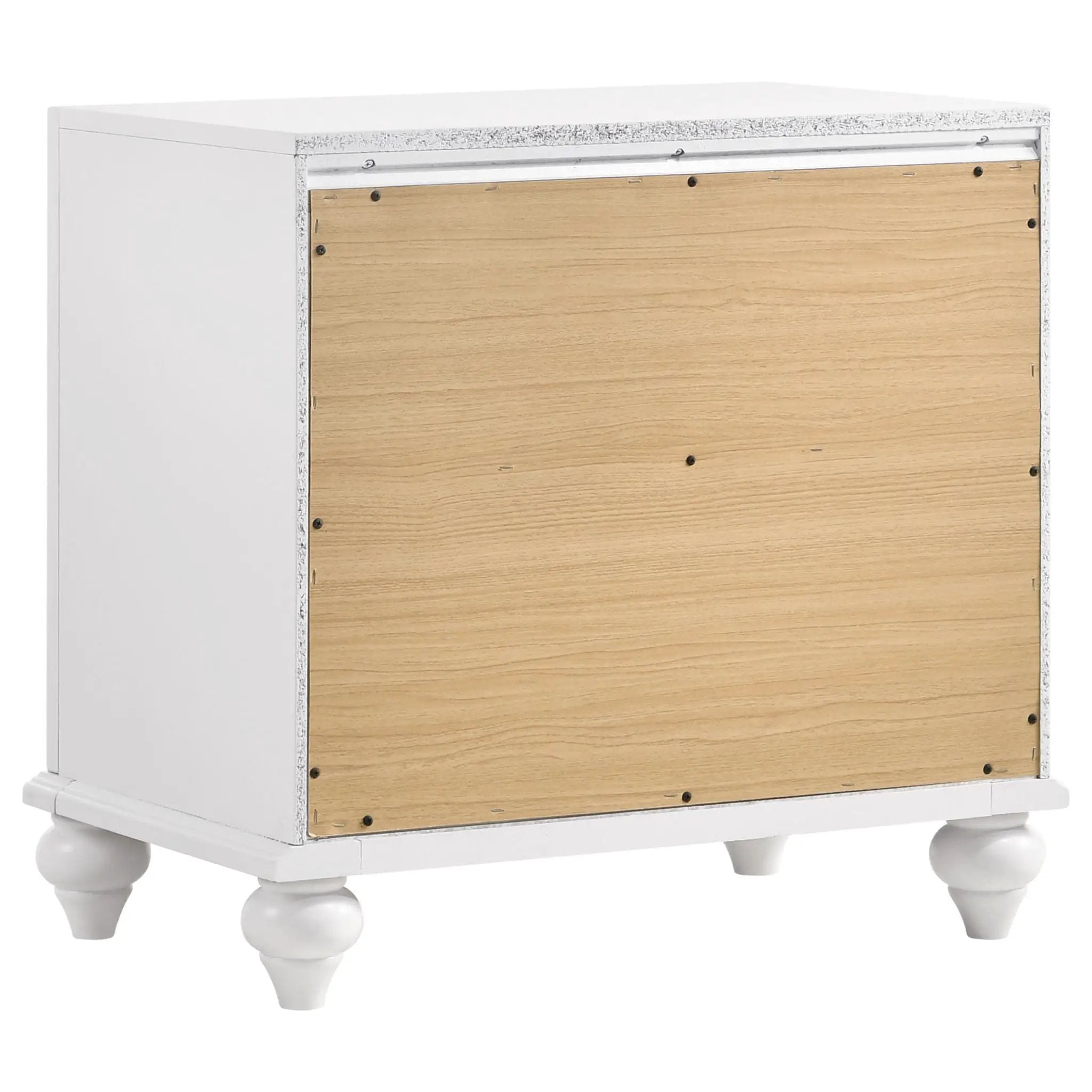 Barzini 4-piece Eastern King Bedroom Set White by Unique Piece Furniture