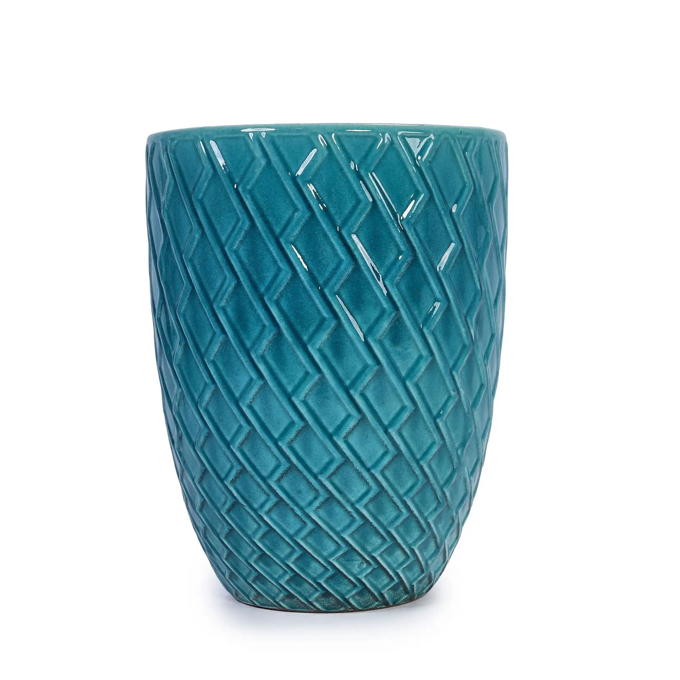 Ceramic Flowerpot, Planter For Patio, Garden, Windowsill by HouseOfZazla