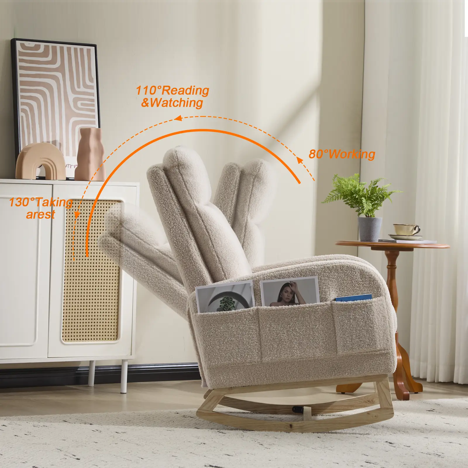 Nursery Glider Rocking Chair by HouseOfZazla