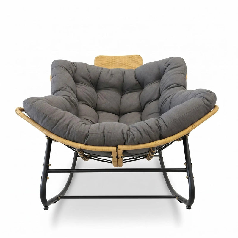 Papasan Rocking Chair - Outdoor & Indoor Oversized Lounge Chair by HouseOfZazla