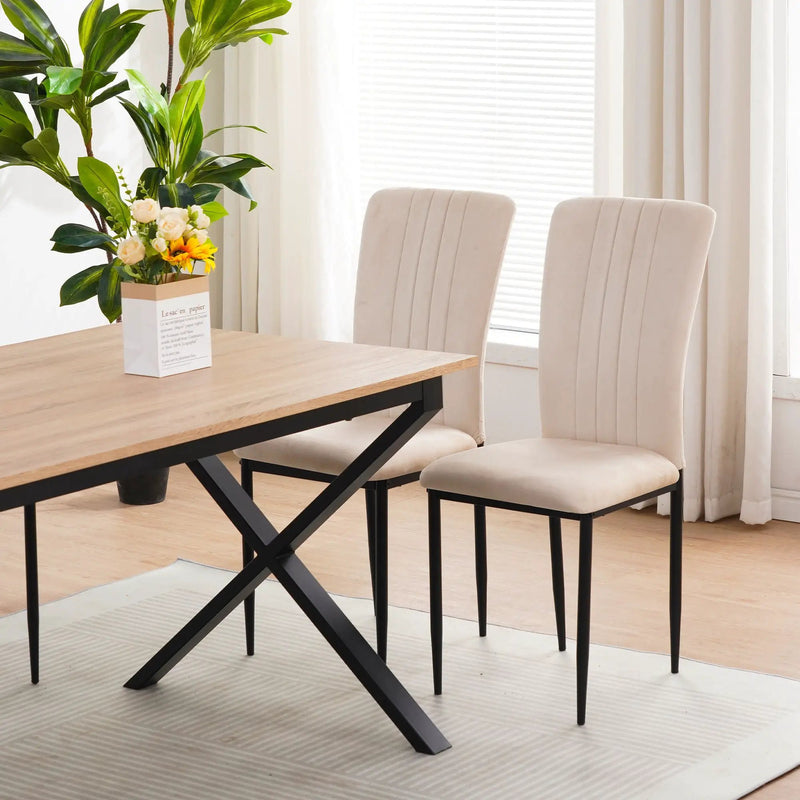 Velvet Dining Chairs For Dining Room (Set of 4)