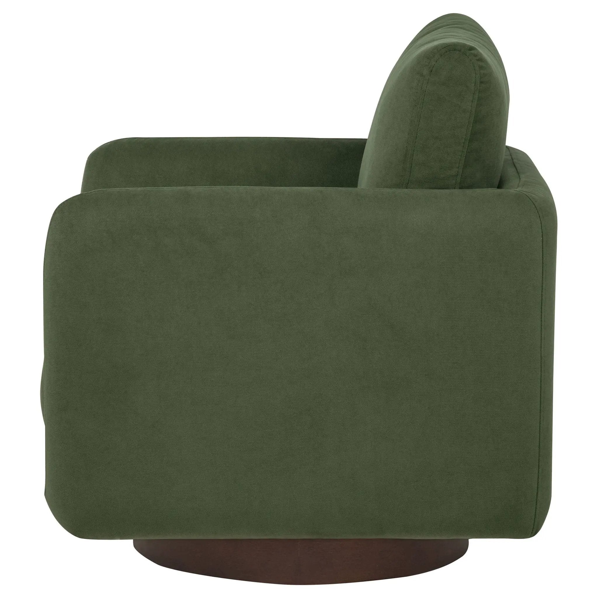 Iris Fabric Upholstered Swivel Accent Chair Matcha by Unique Piece Furniture
