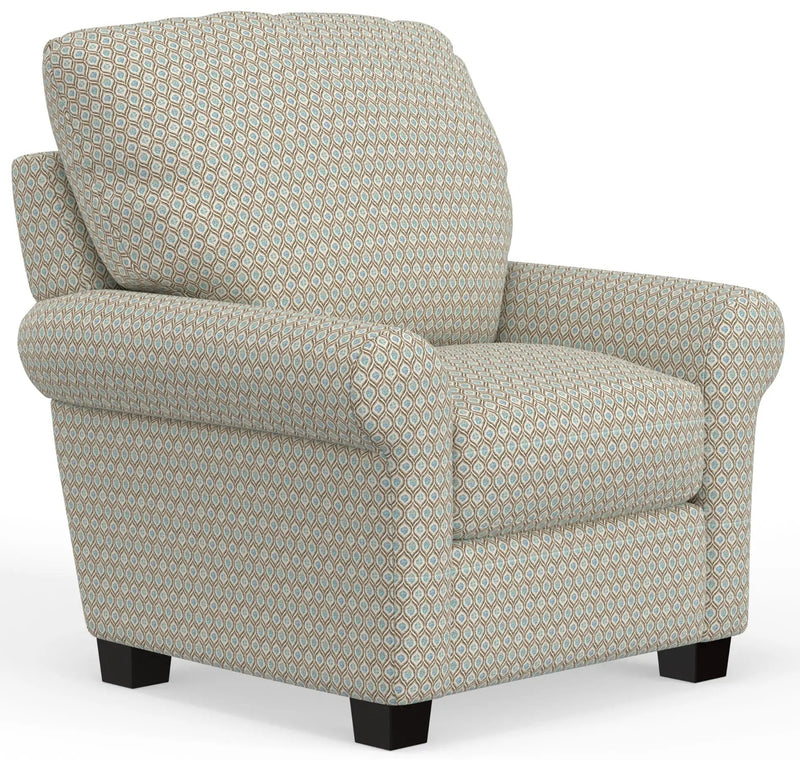 Magnolia - Accent Chair - Sky by Unique Piece Furniture
