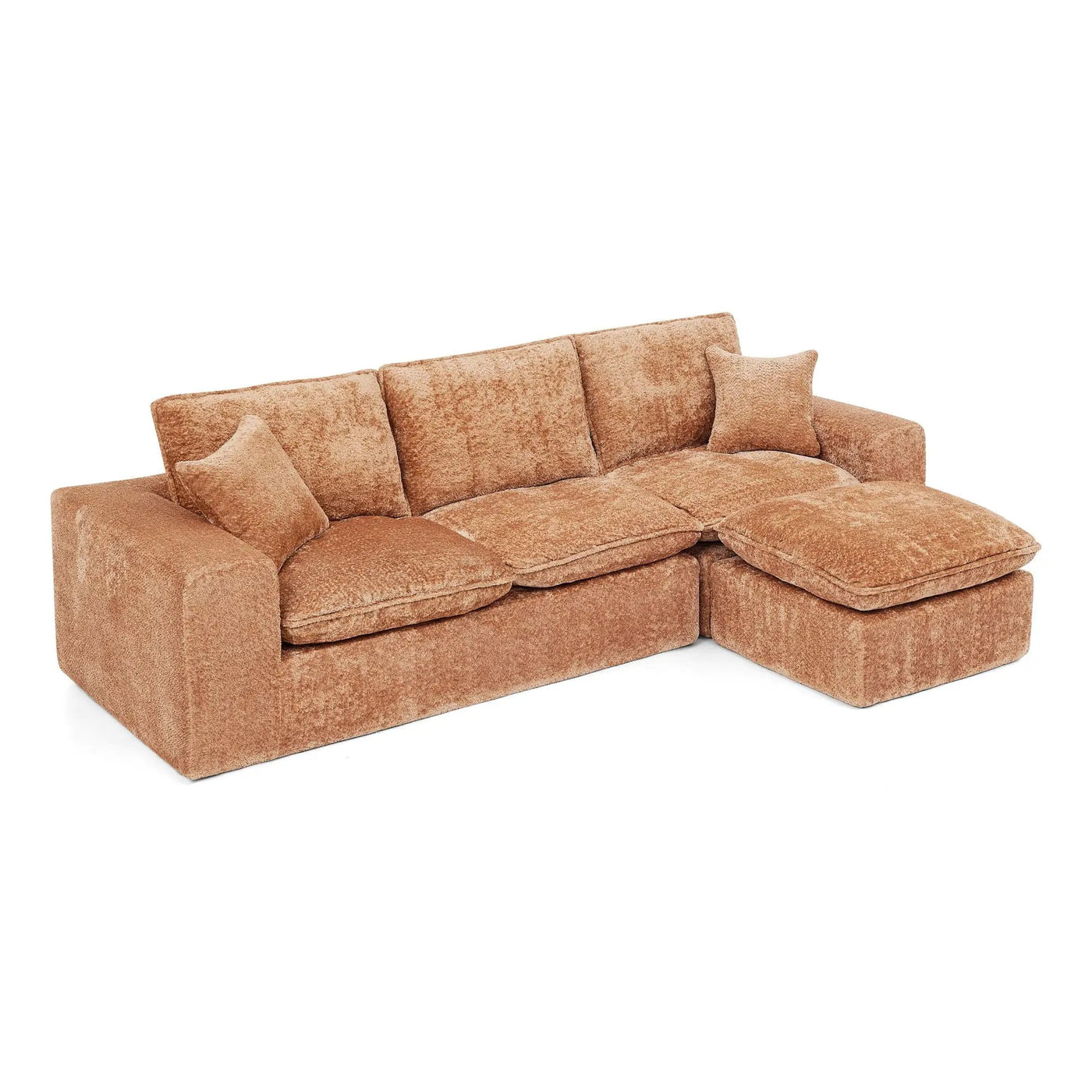 Sectional Sofa With Moveable Ottoman by Unique Piece Furniture