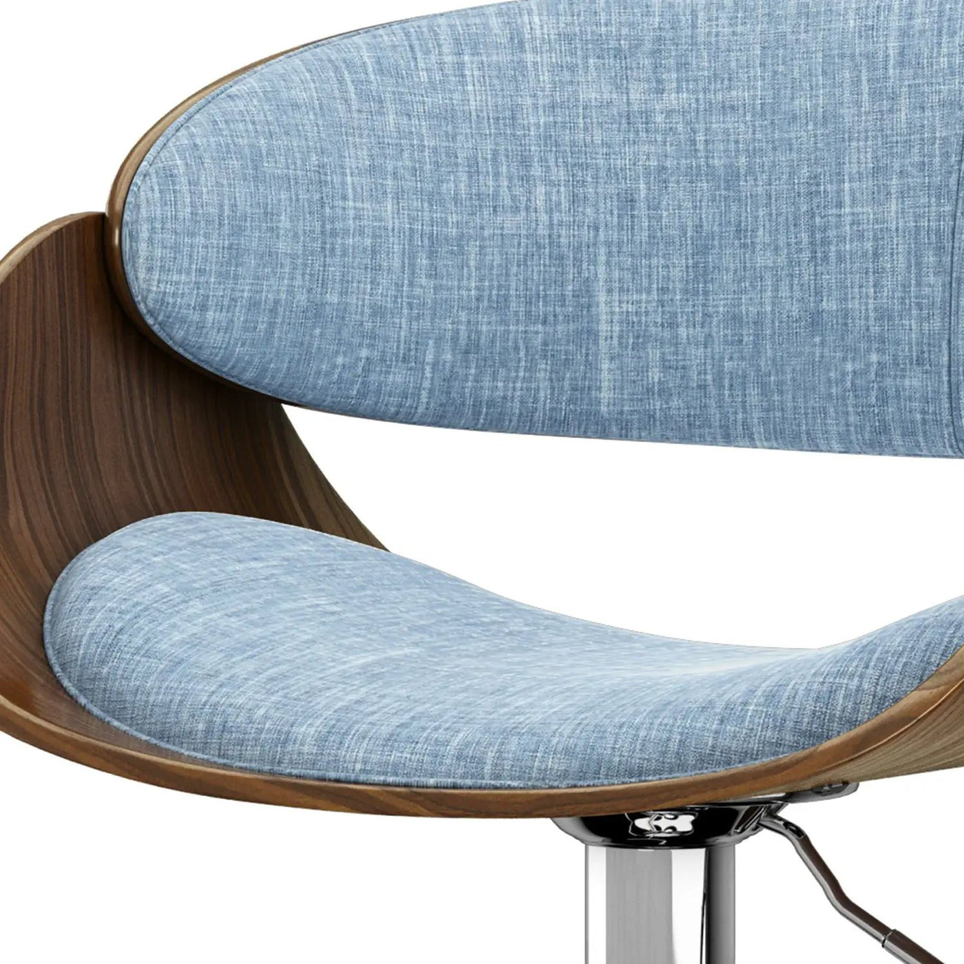 Amery - Mid Century Modern Adjustable Swivel Bar Stool by HouseOfZazla