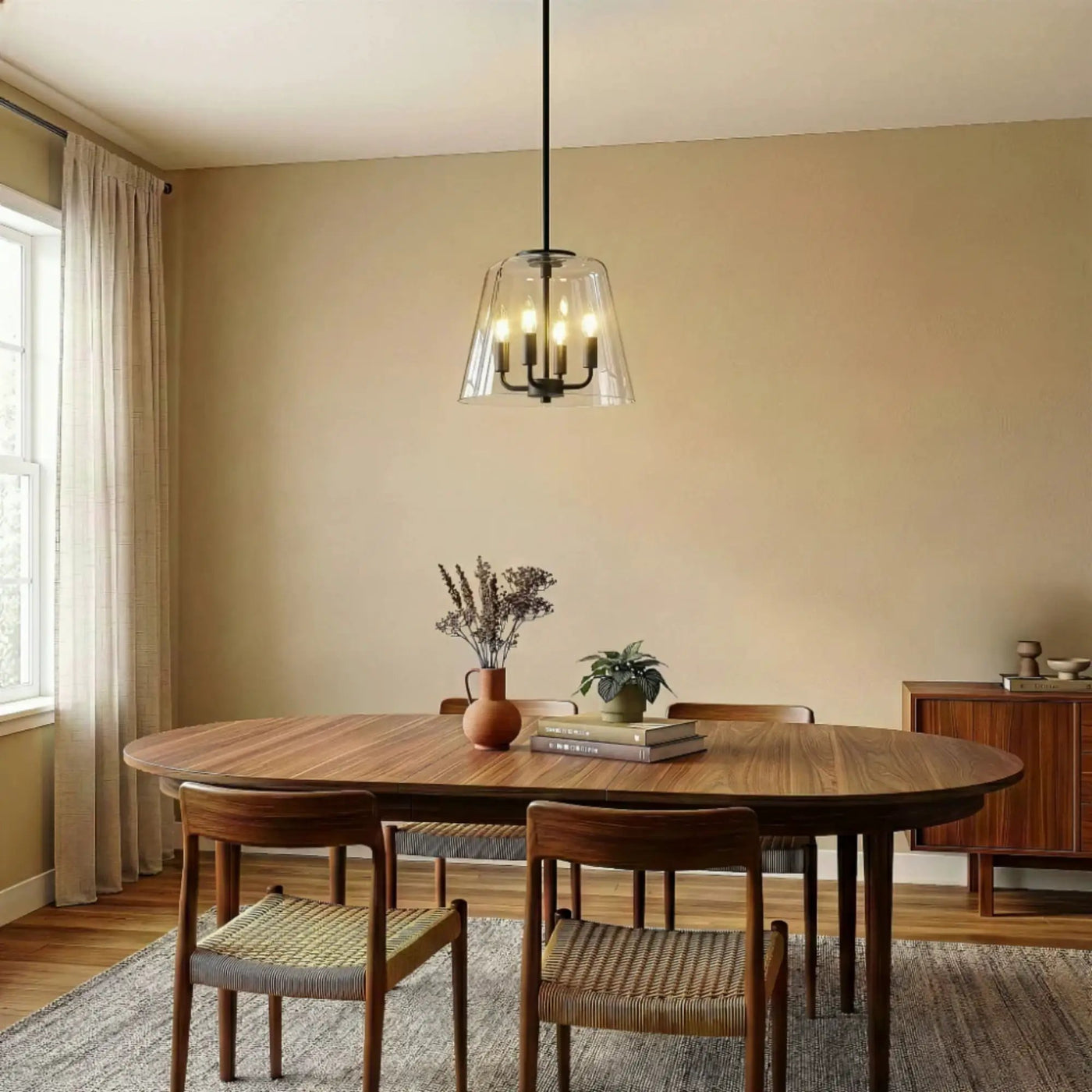 Soiree - 4 Candle Lights Pendant by HouseOfZazla