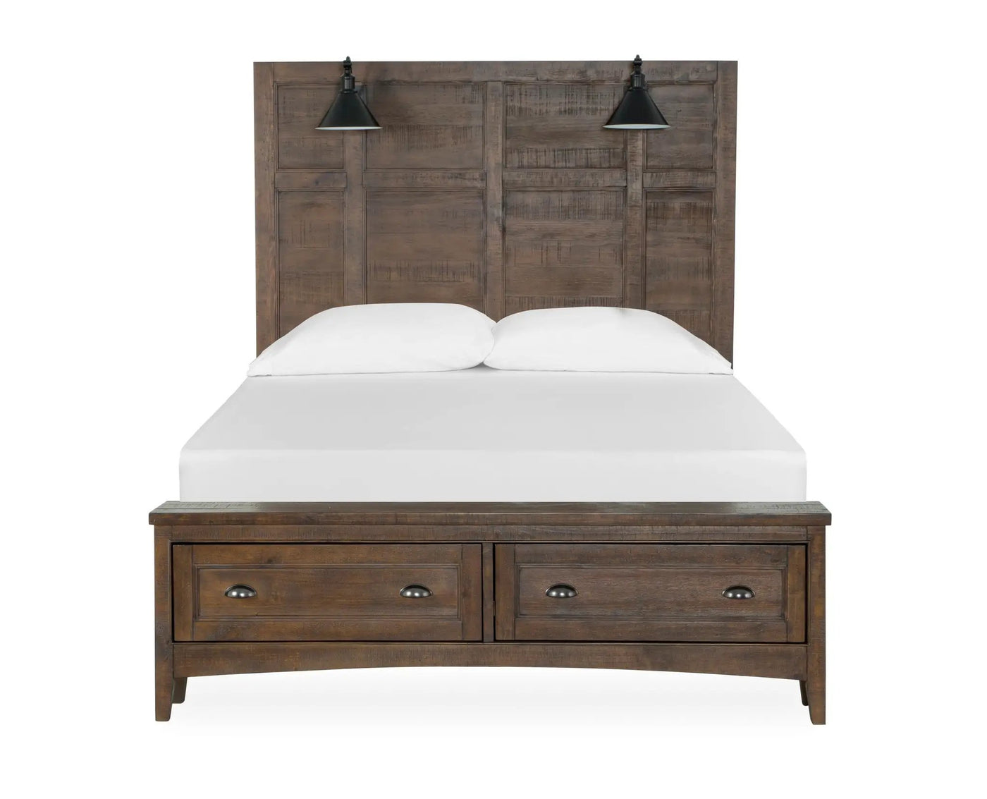 Bay Creek - Complete Lamp Panel Storage Bed by Unique Piece Furniture