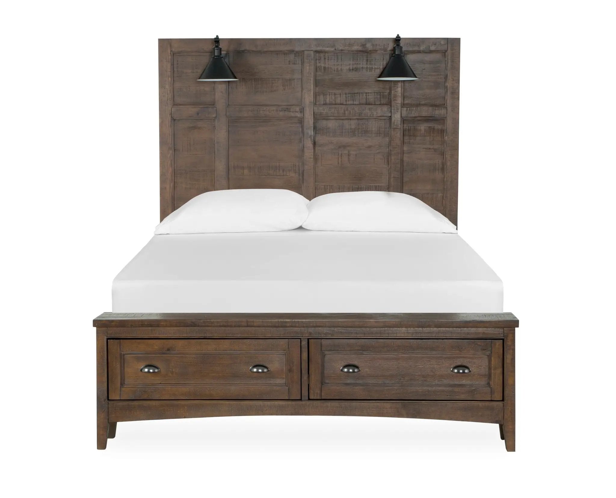 Bay Creek - Complete Lamp Panel Storage Bed by Unique Piece Furniture