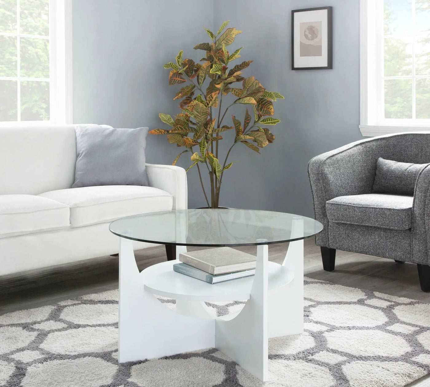 U - Shaped Contemporary Coffee Table by HouseOfZazla