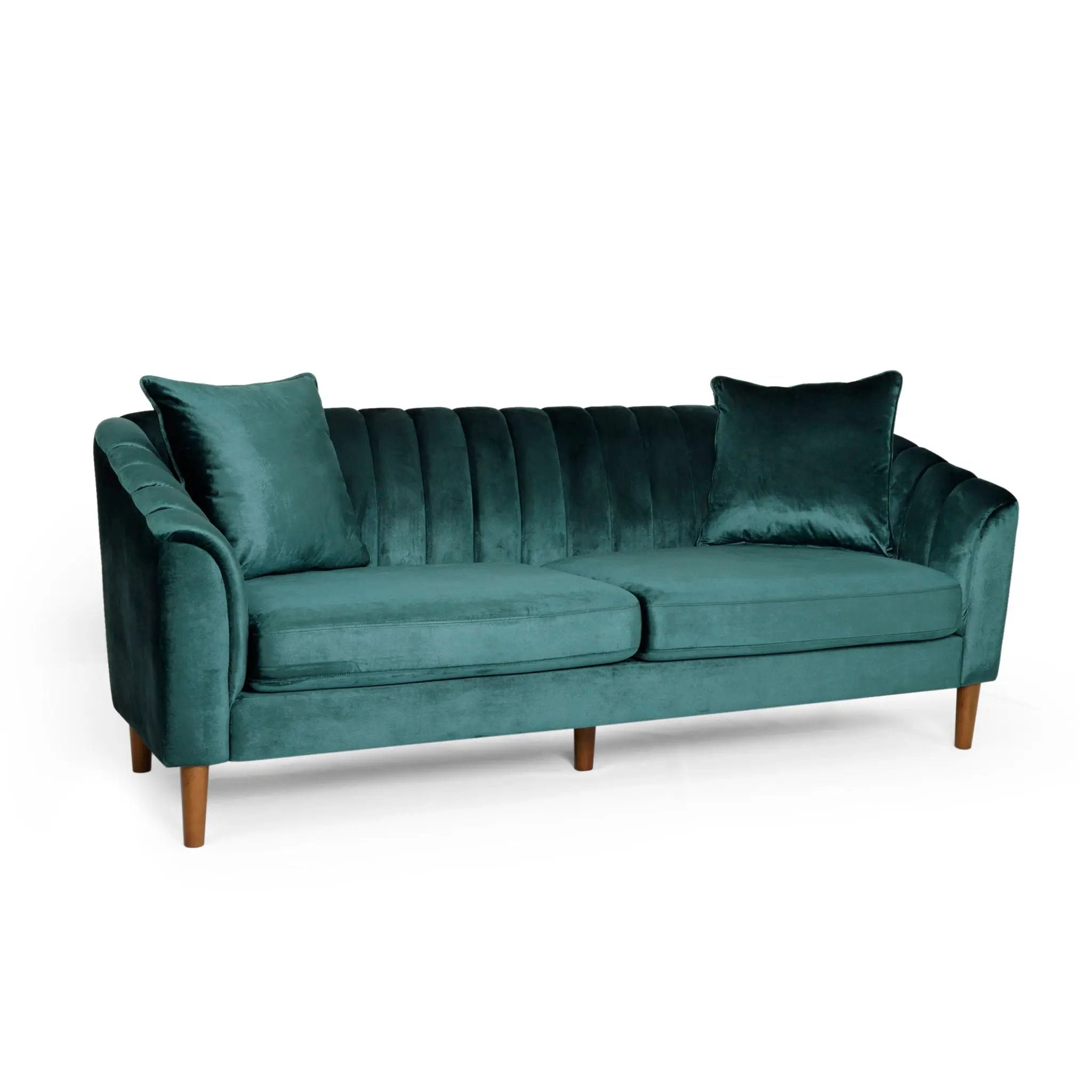 Contemporary 3 Seater Sofa With Accents by HouseOfZazla
