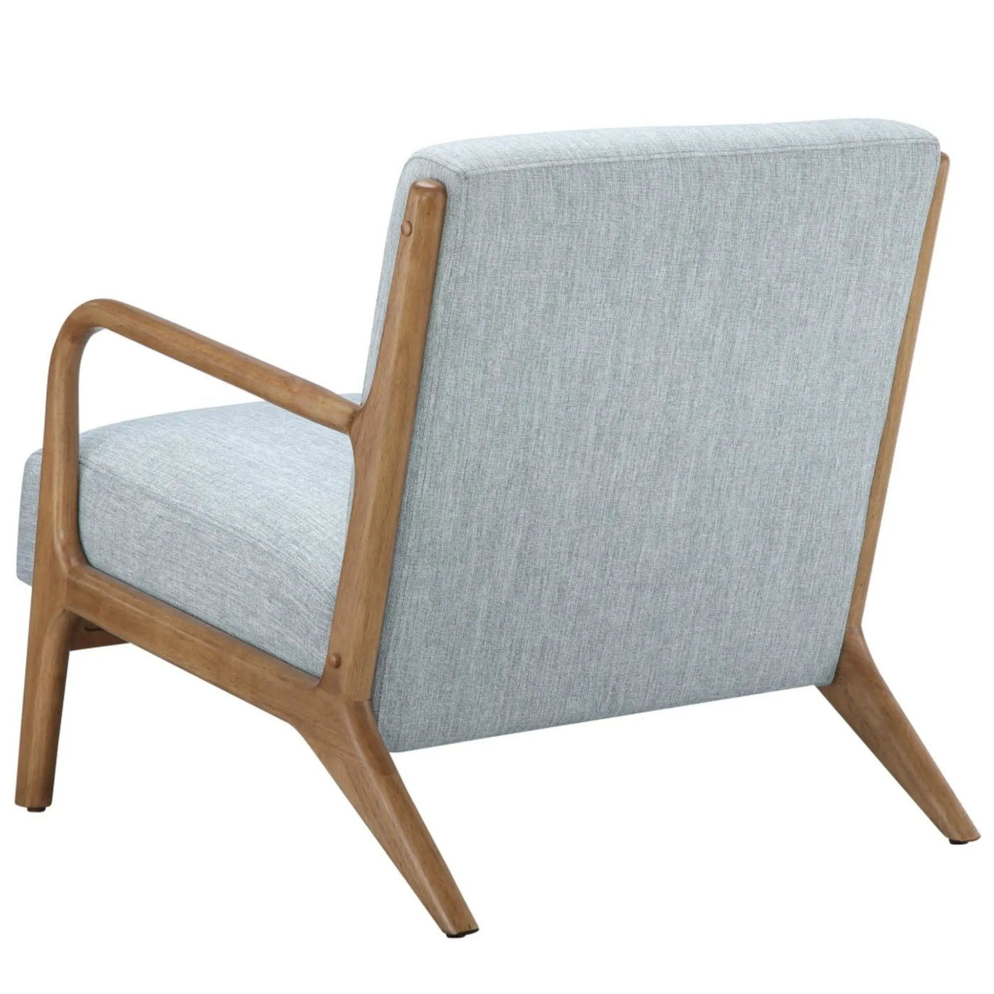 Mid-Century Style Lounge Chair With Upholstered Seat by Unique Piece Furniture