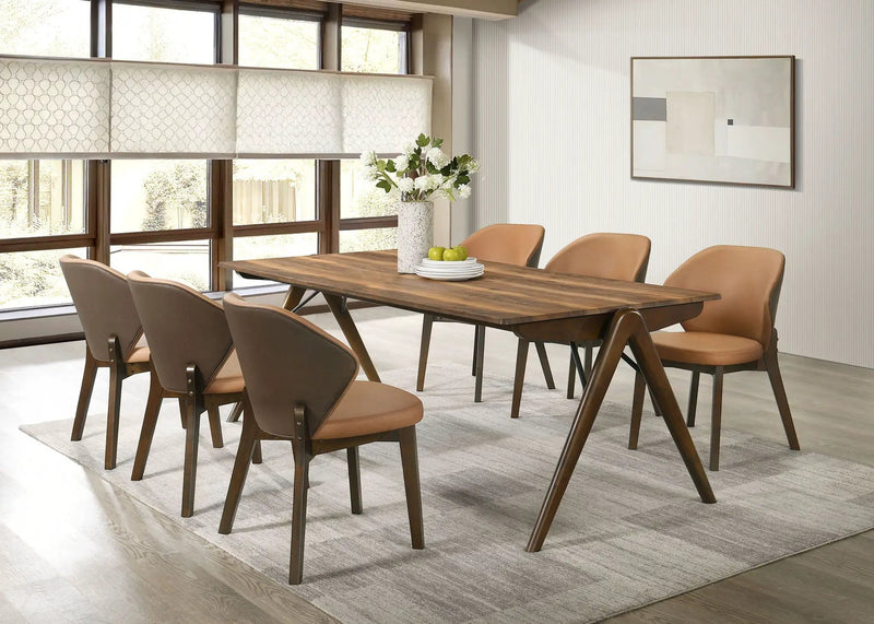 Randolph 7-piece Rectangular Dining Table Sheesham and Brown by Unique Piece Furniture