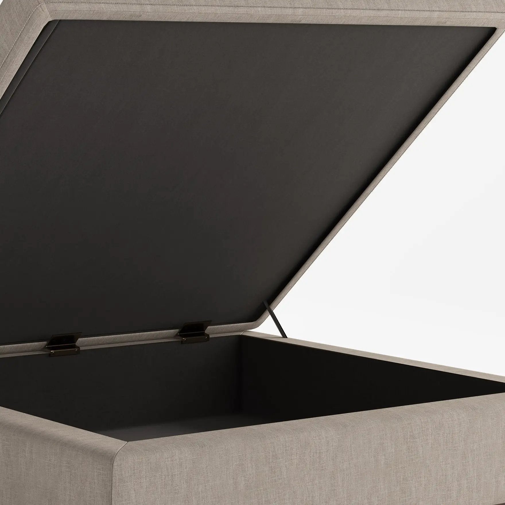 Owen - Multifunctional Square Coffee Table Storage Ottoman by Unique Piece Furniture