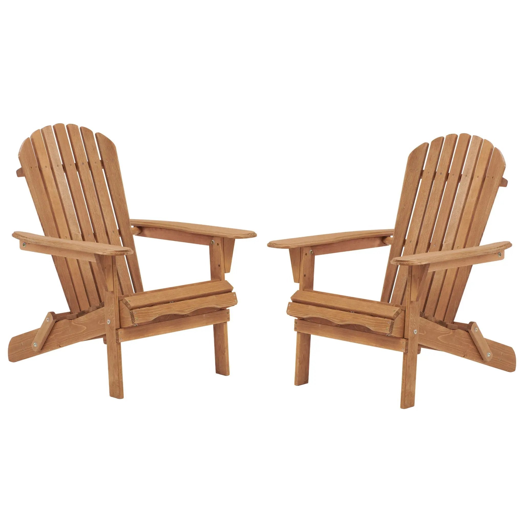 Oversize Outdoor Folding Adirondack Chair, Patio Chair For Garden by HouseOfZazla