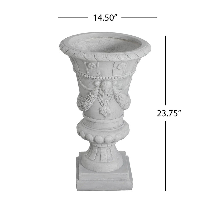 MGO Garden Urn - Light Grey by HouseOfZazla