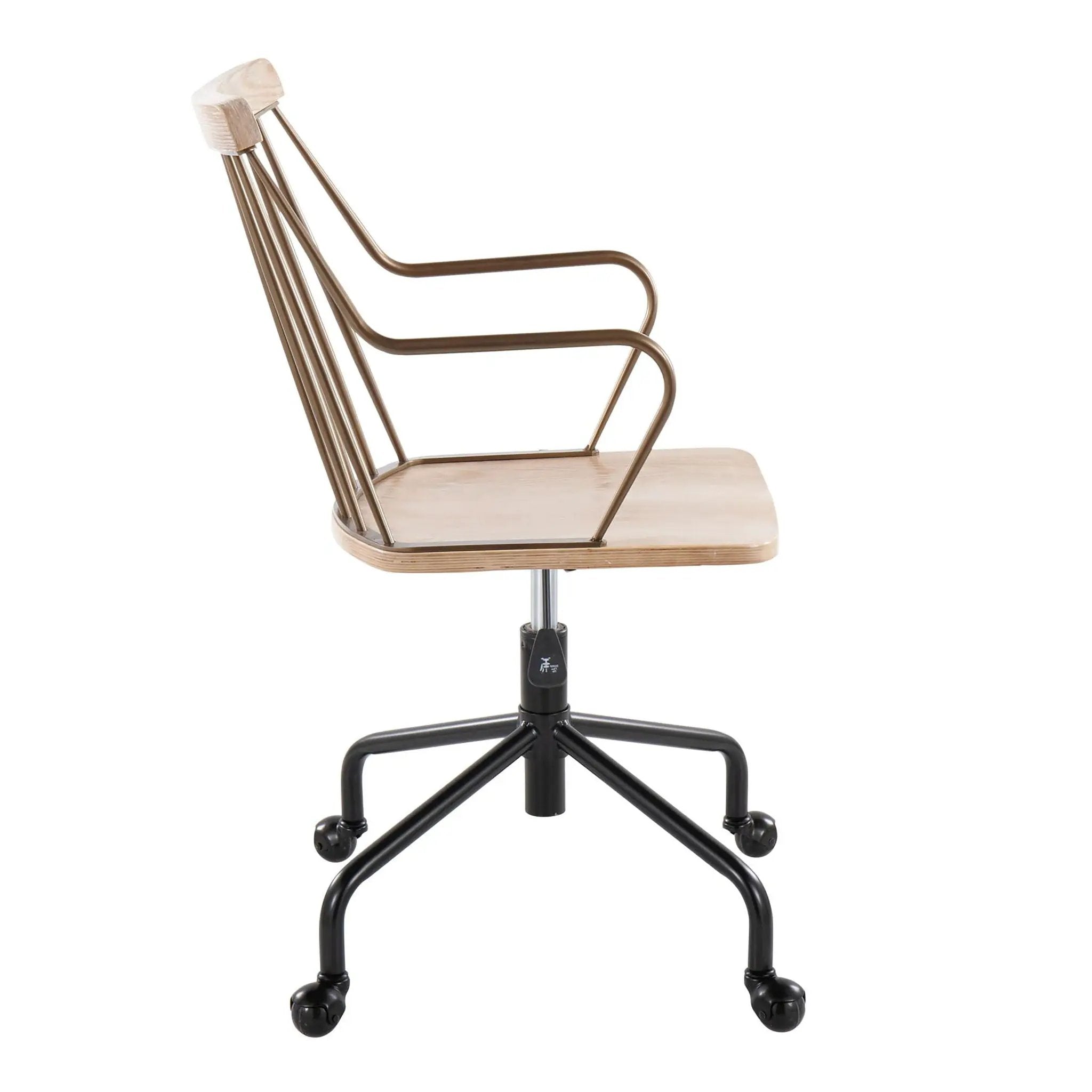 Preston - Farmhouse Adjustable Office Chair by HouseOfZazla