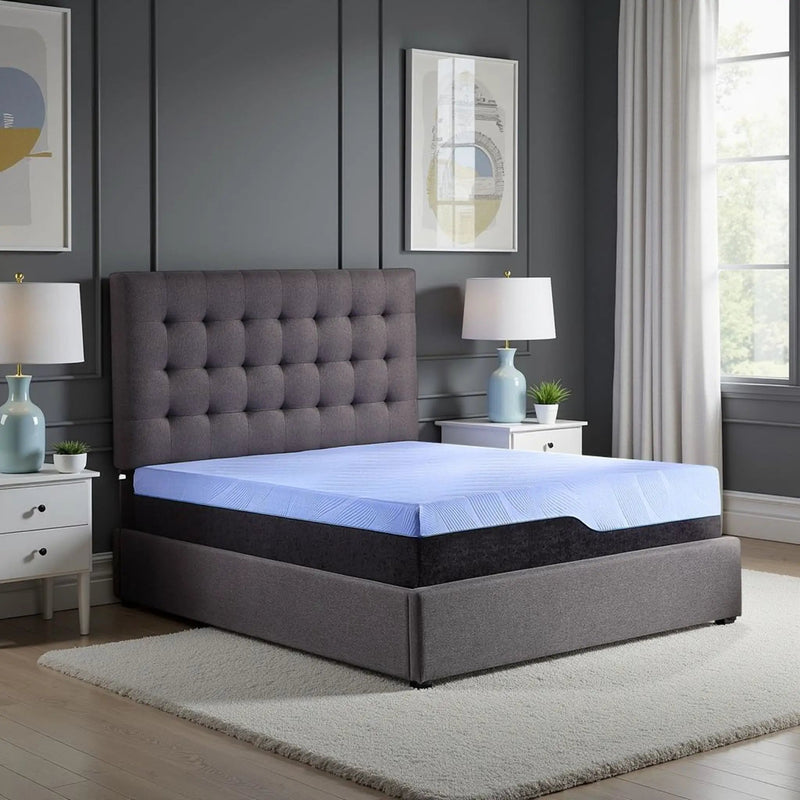 Refresh - 12" Hybrid Cooling Fast Responding Latex Foam And Coil Mattress by HouseOfZazla