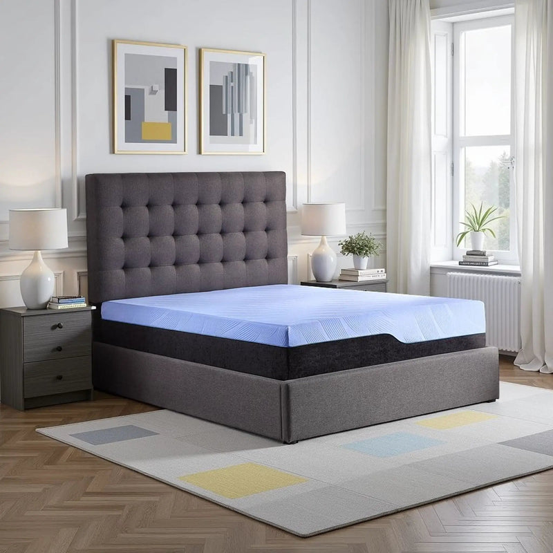 Refresh - 12" Hybrid Cooling Gelcare Memory Foam And Coil Mattress by Unique Piece Furniture