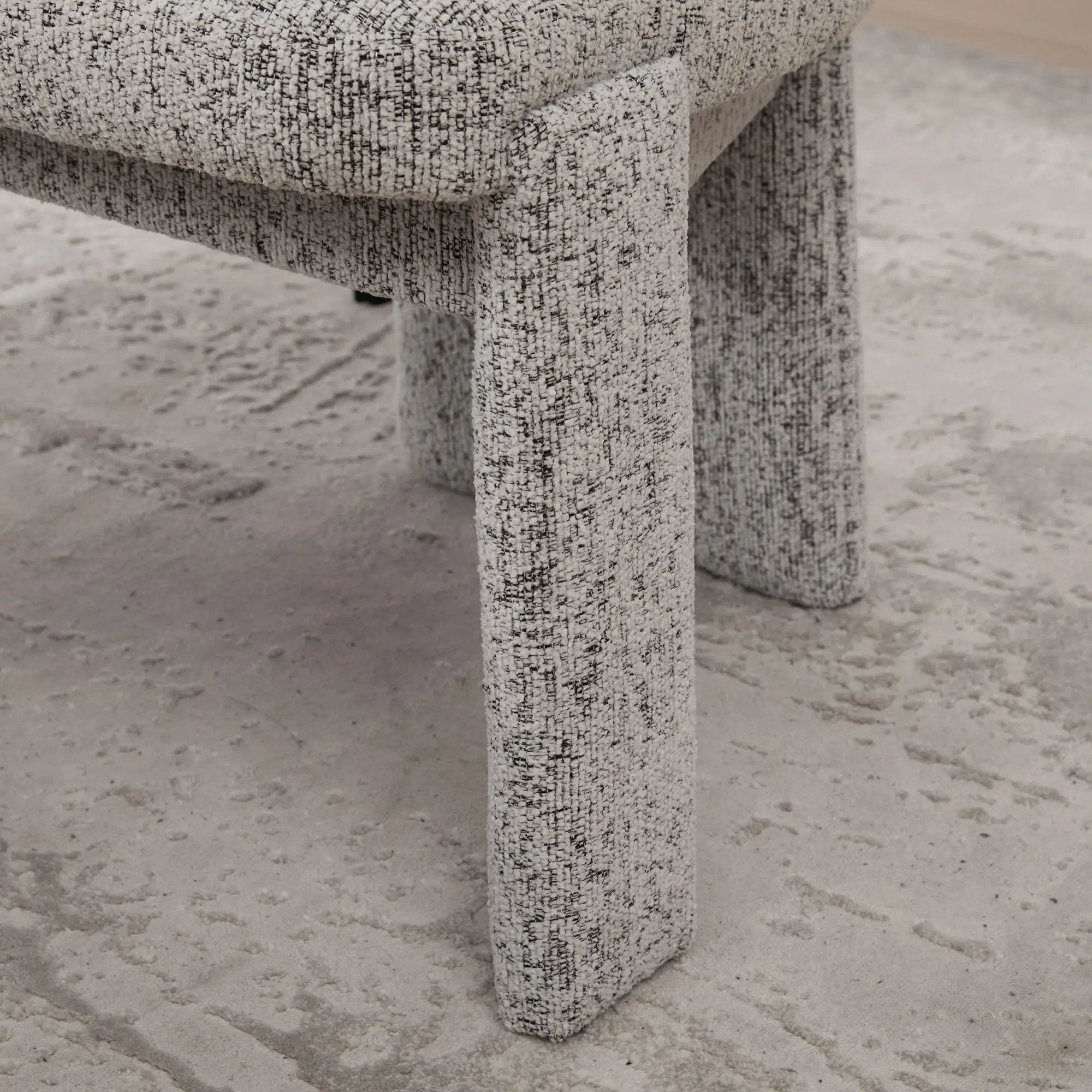 Armless Curved Back Accent Chairs